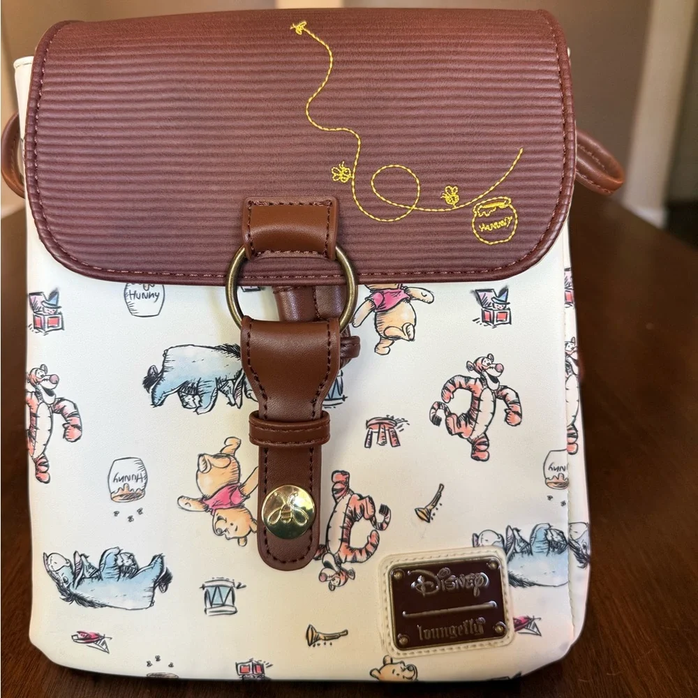 Loungefly Disney Winnie The Pooh Character Sketches Mini Backpack - Picture 7 of 13